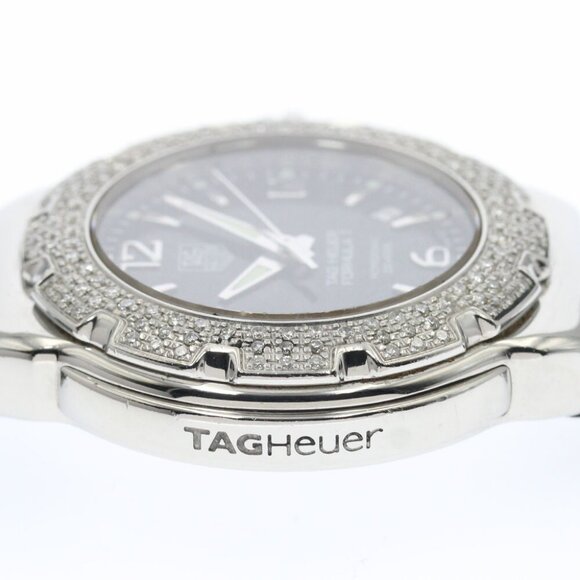 TAG HEUER Formula 1 WAC1214-0 diamond bezel date black Dial Quartz Ladies_871489 - Picture 3 of 6